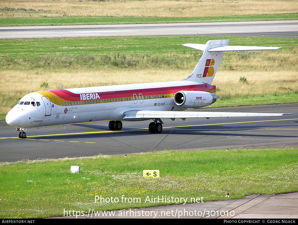 Aircraft Photo of EC-FEZ | McDonnell Douglas MD-87 (DC-9-87) | Iberia | AirHistory.net #301010