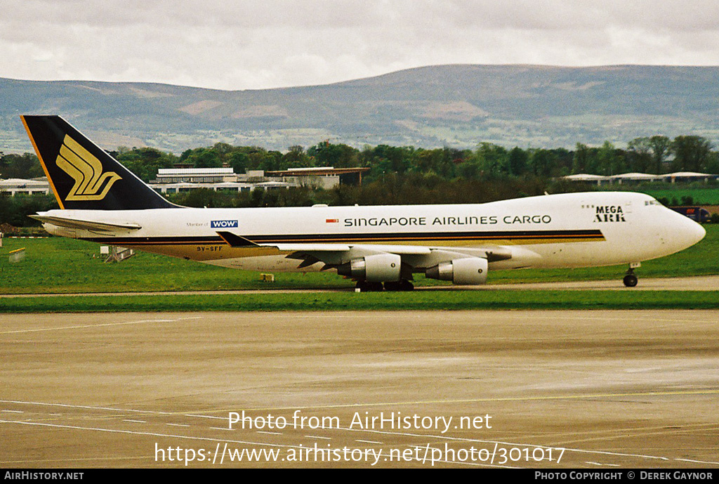 Aircraft Photo of 9V-SFF | Boeing 747-412F/SCD | Singapore Airlines Cargo | AirHistory.net #301017