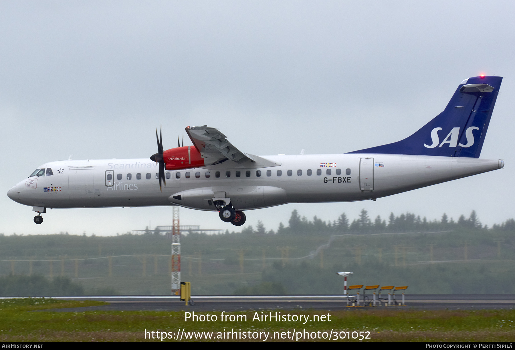 Aircraft Photo of G-FBXE | ATR ATR-72-600 (ATR-72-212A) | Scandinavian Airlines - SAS | AirHistory.net #301052