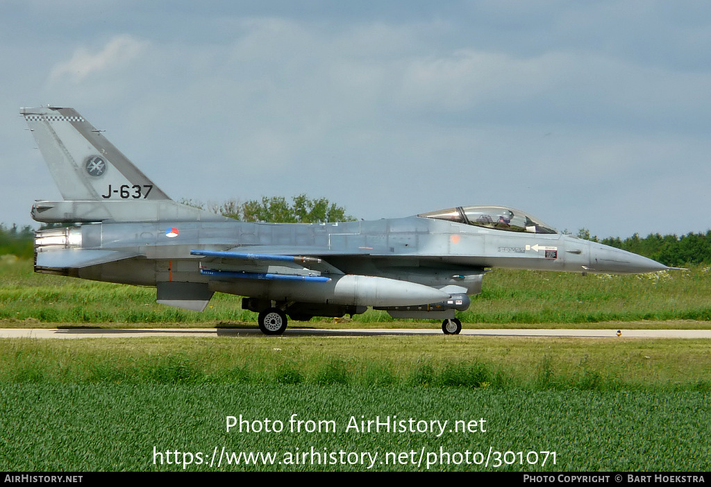 Aircraft Photo of J-637 | General Dynamics F-16AM Fighting Falcon | Netherlands - Air Force | AirHistory.net #301071