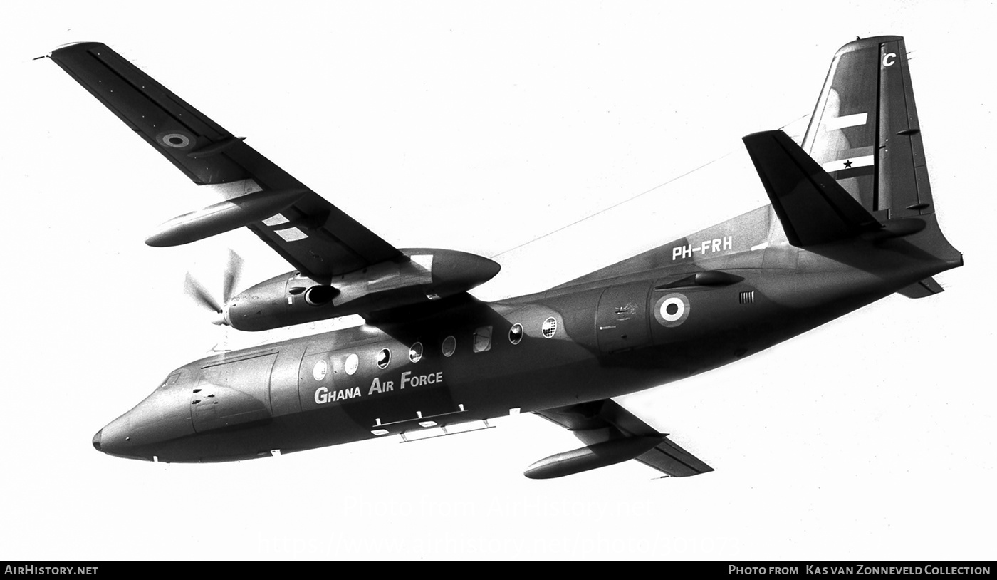 Aircraft Photo of PH-FRH | Fokker F27-400M Troopship | Ghana - Air Force | AirHistory.net #301073