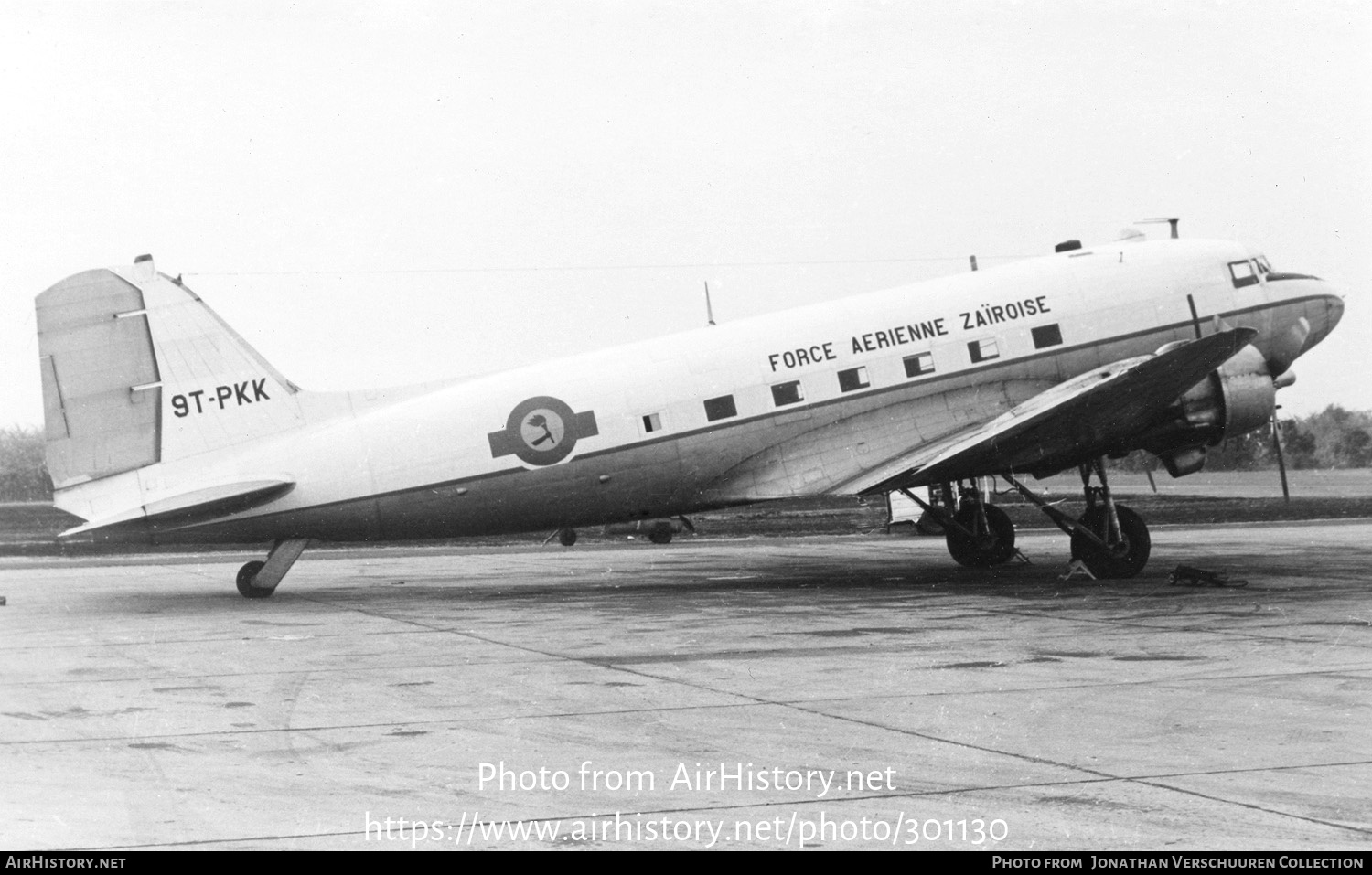 Aircraft Photo of 9T-PKK | Douglas C-47A Skytrain | Zaire - Air Force | AirHistory.net #301130