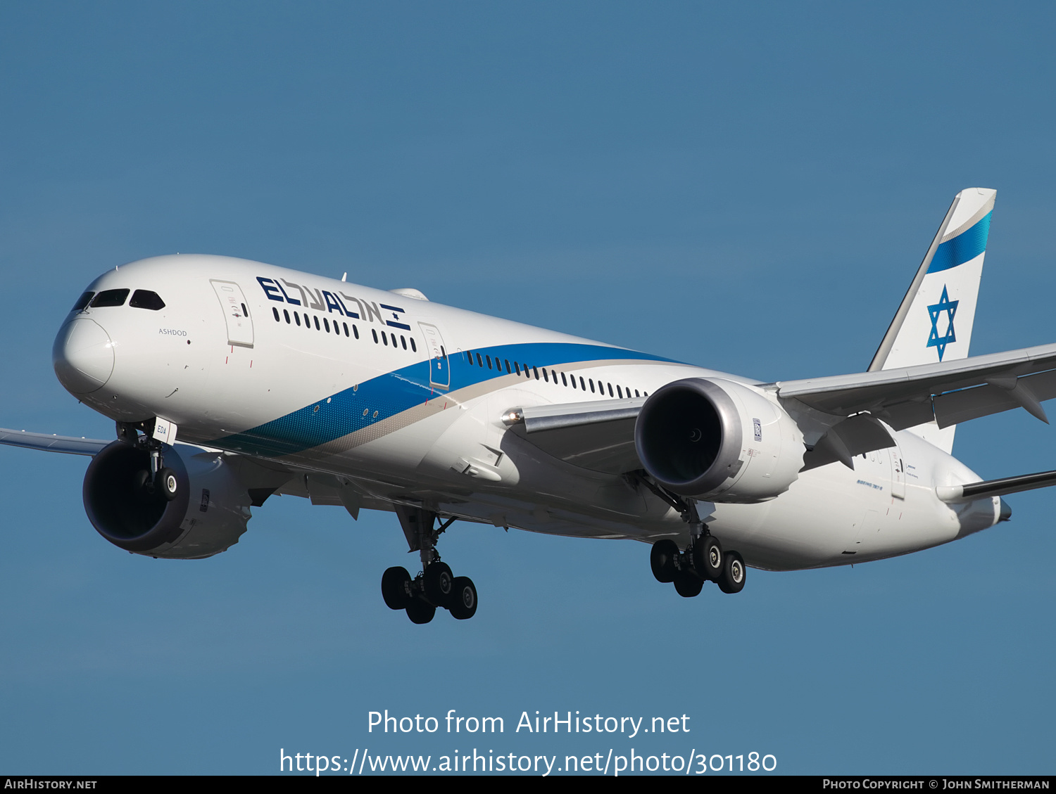 Aircraft Photo of 4X-EDA | Boeing 787-9 Dreamliner | El Al Israel Airlines | AirHistory.net #301180