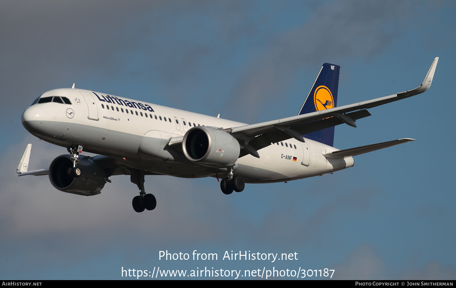 Aircraft Photo of D-AINF | Airbus A320-271N | Lufthansa | AirHistory.net #301187