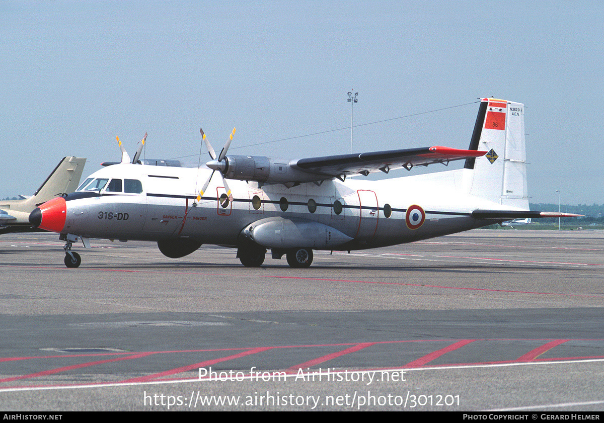 Aircraft Photo of 86 | Aerospatiale N-262D-51 AEN Fregate | France - Air Force | AirHistory.net #301201