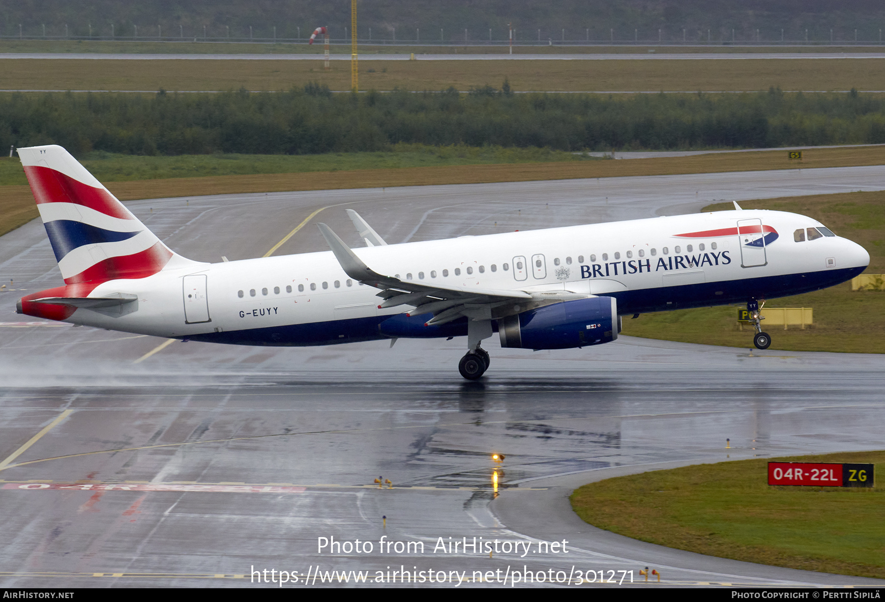 Aircraft Photo of G-EUYY | Airbus A320-232 | British Airways | AirHistory.net #301271