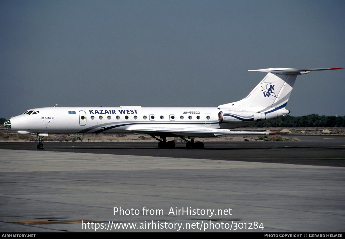 Aircraft Photo of UN-65900 | Tupolev Tu-134A-3 | Kazair West | AirHistory.net #301284