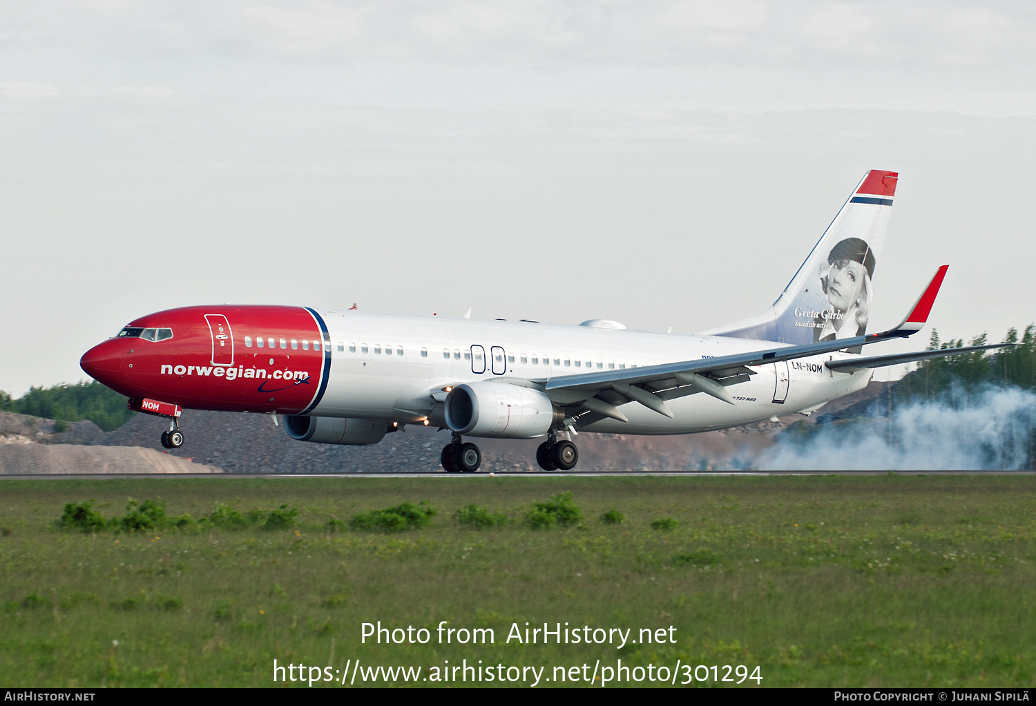 Aircraft Photo of LN-NOM | Boeing 737-86N | Norwegian | AirHistory.net #301294