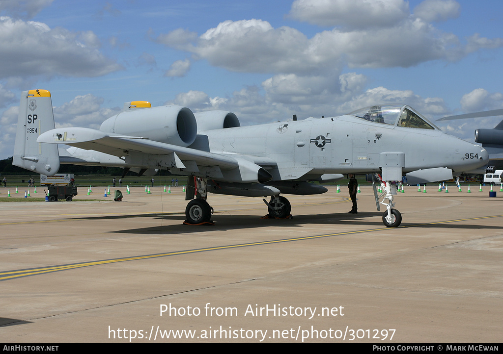 Aircraft Photo of 81-0954 / AF81-954 | Fairchild A-10A Thunderbolt II | USA - Air Force | AirHistory.net #301297