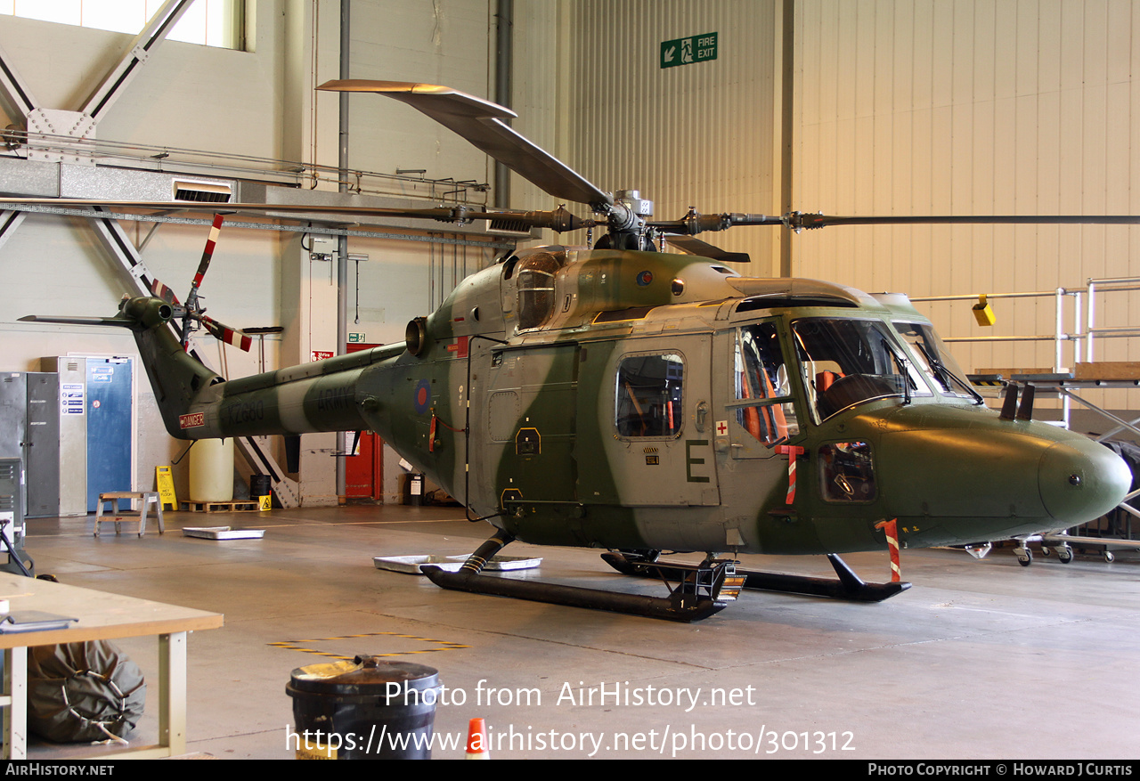 Aircraft Photo of XZ680 | Westland WG-13 Lynx AH7 | UK - Army | AirHistory.net #301312