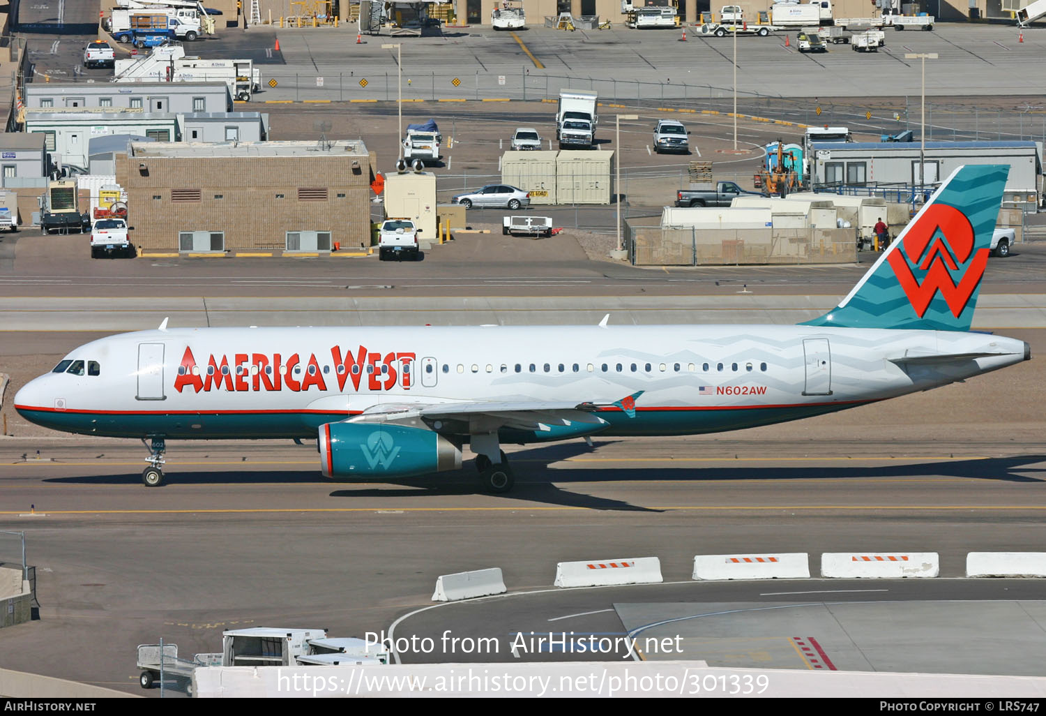 Aircraft Photo of N602AW | Airbus A320-232 | America West Airlines | AirHistory.net #301339