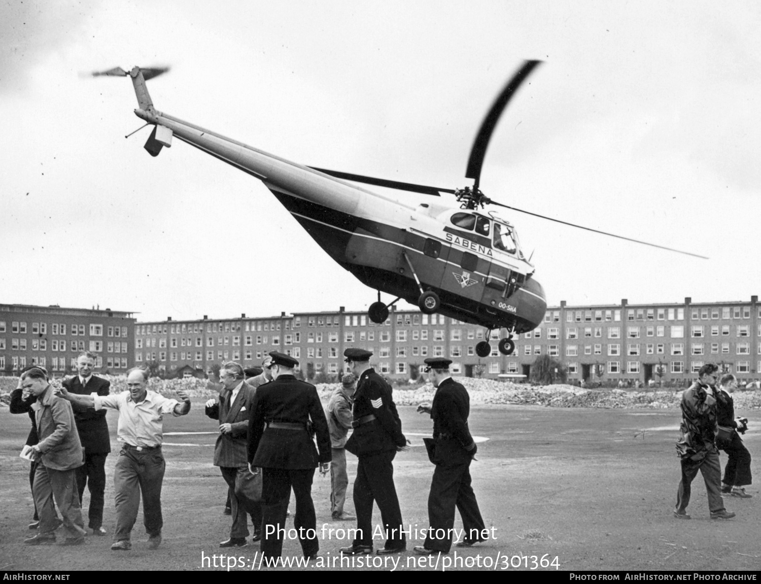 Aircraft Photo of OO-SHA | Sikorsky S-55 | Sabena | AirHistory.net #301364