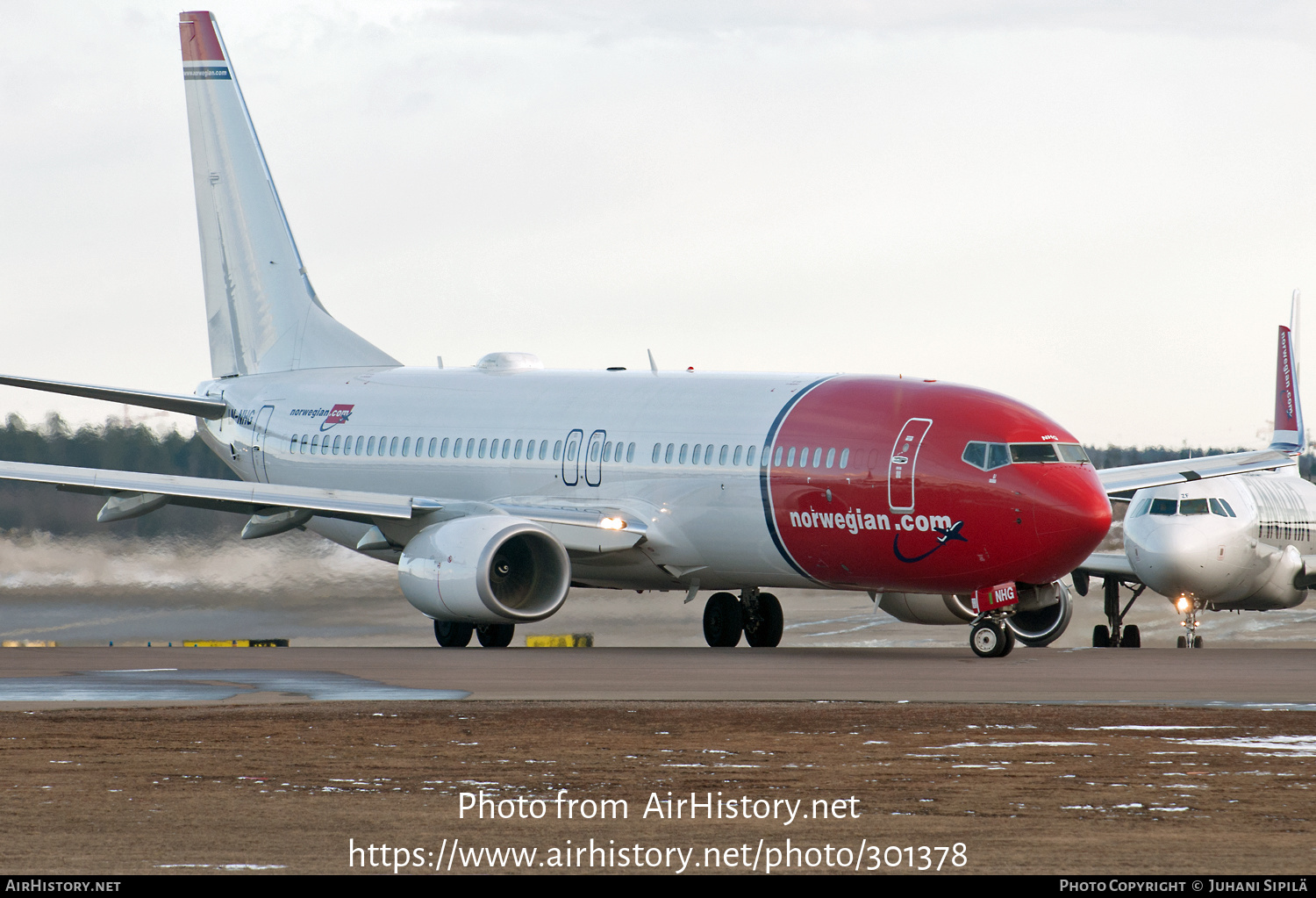 Aircraft Photo of LN-NHG | Boeing 737-8JP | Norwegian | AirHistory.net #301378