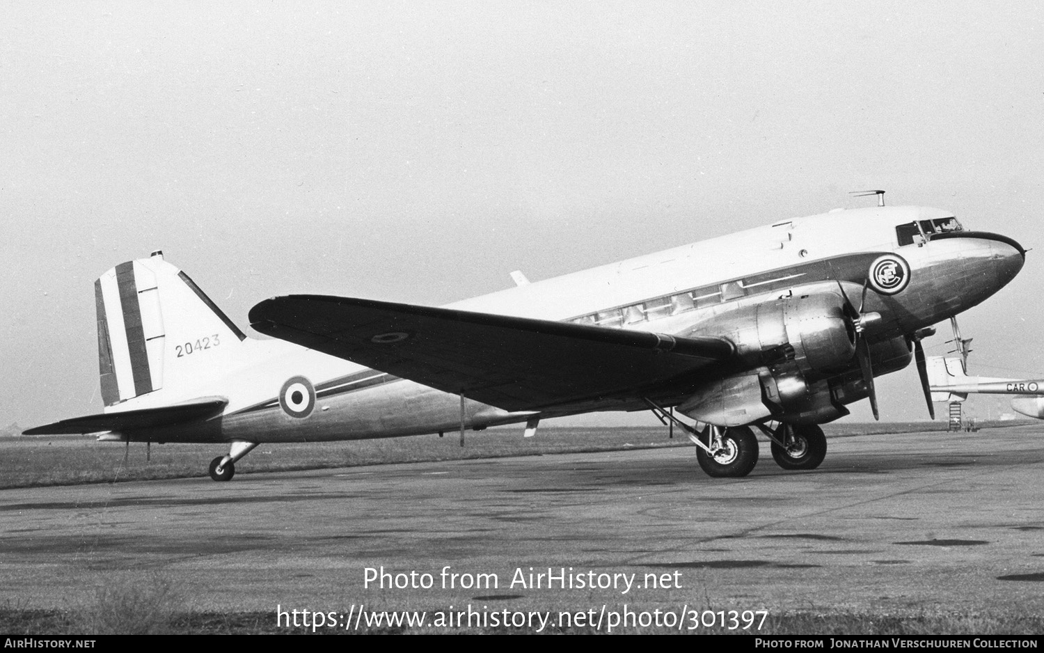 Aircraft Photo of 20423 | Douglas DC-3(C) / Maximizer | France - CNET | AirHistory.net #301397