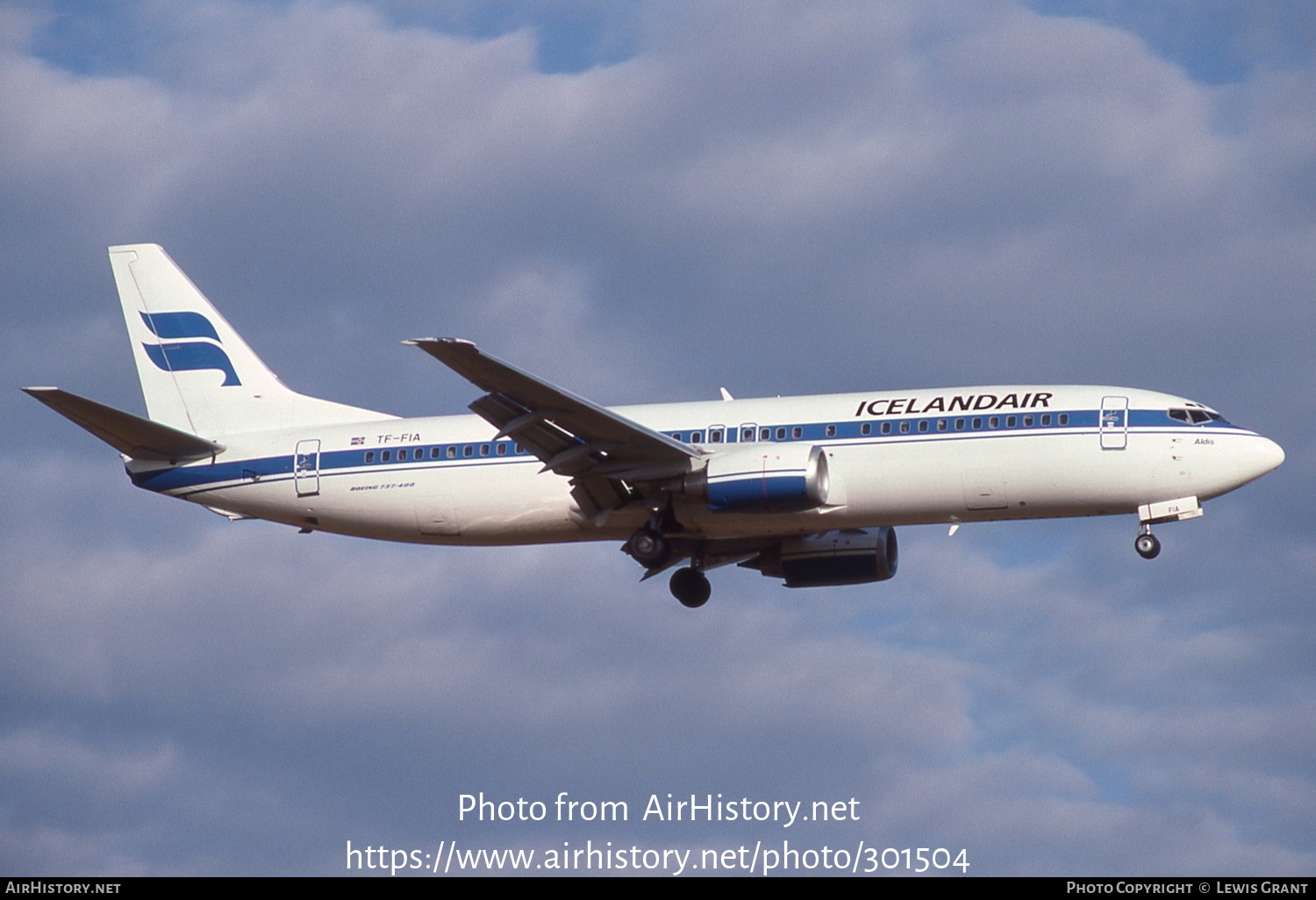 Aircraft Photo of TF-FIA | Boeing 737-408 | Icelandair | AirHistory.net #301504