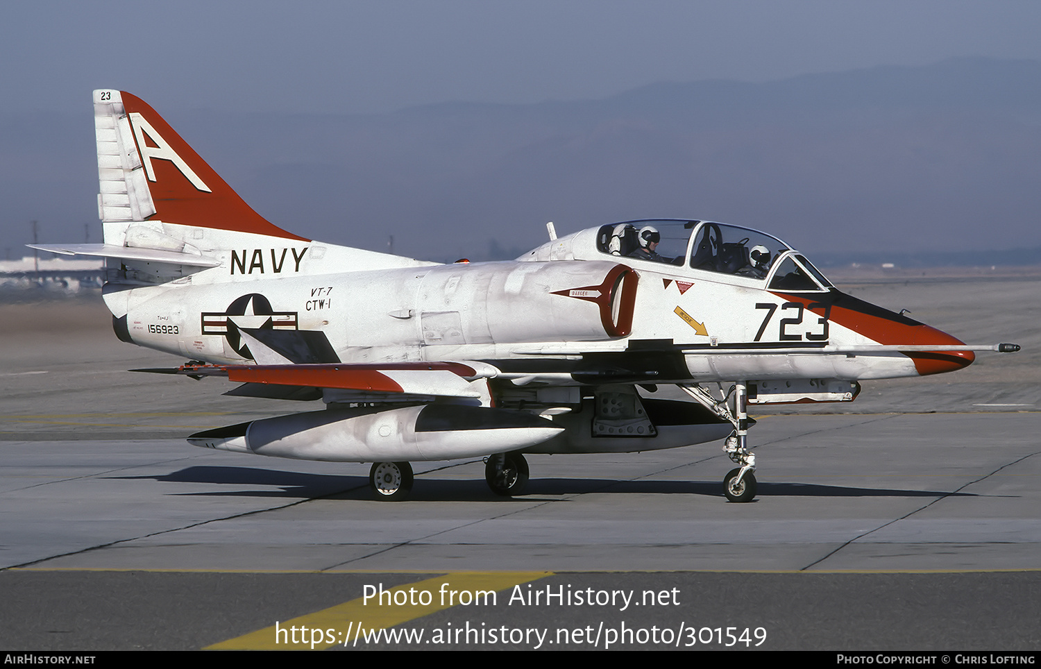 Aircraft Photo of 156923 | McDonnell Douglas TA-4J Skyhawk | USA - Navy | AirHistory.net #301549