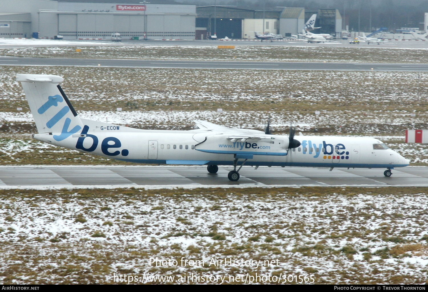 Aircraft Photo of G-ECOW | Bombardier DHC-8-401 Dash 8 | Flybe | AirHistory.net #301565