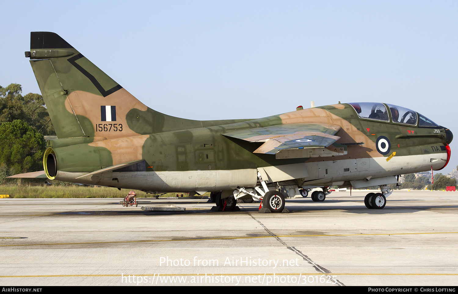 Aircraft Photo of 156753 | LTV TA-7C Corsair II | Greece - Air Force | AirHistory.net #301625