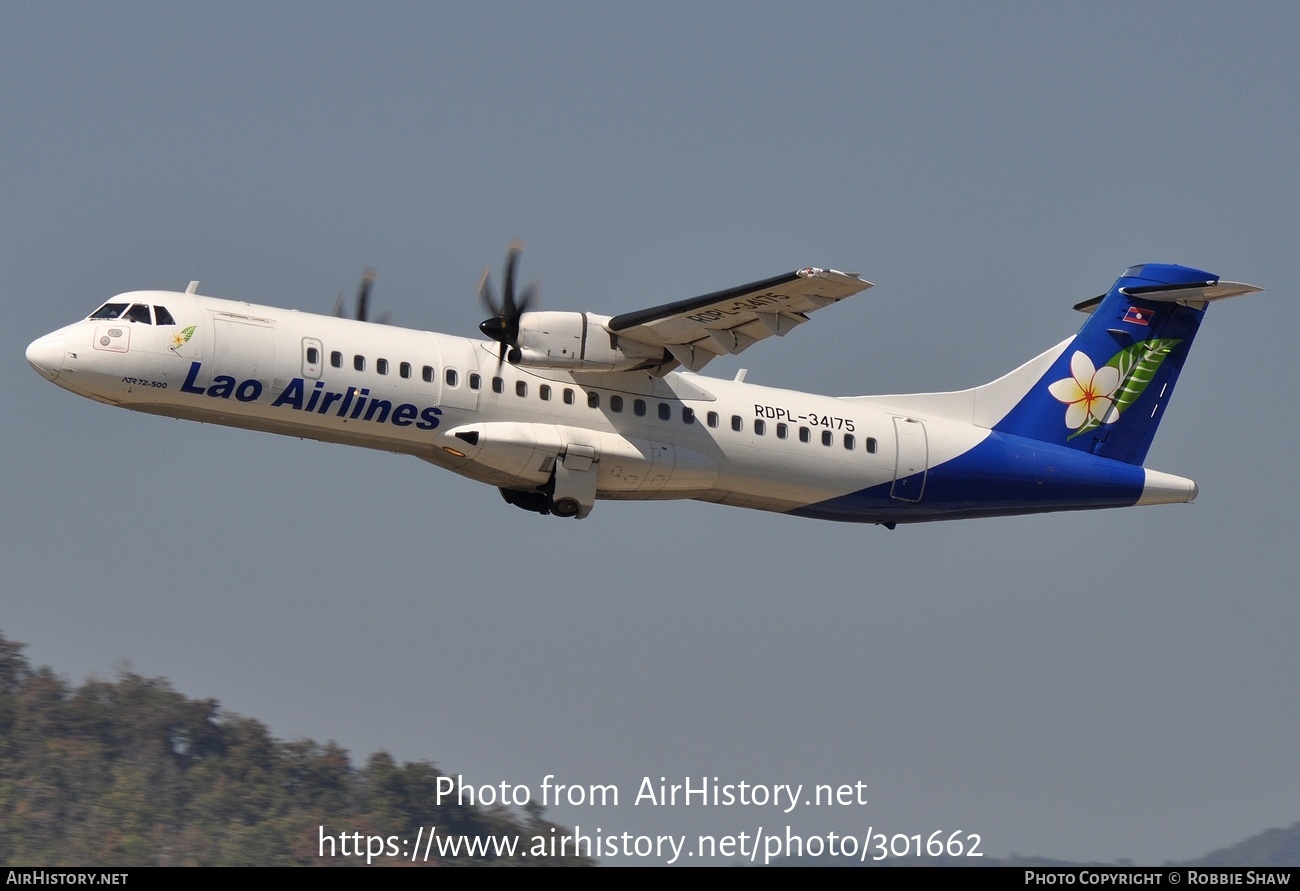 Aircraft Photo of RDPL-34175 | ATR ATR-72-202 | Lao Airlines | AirHistory.net #301662