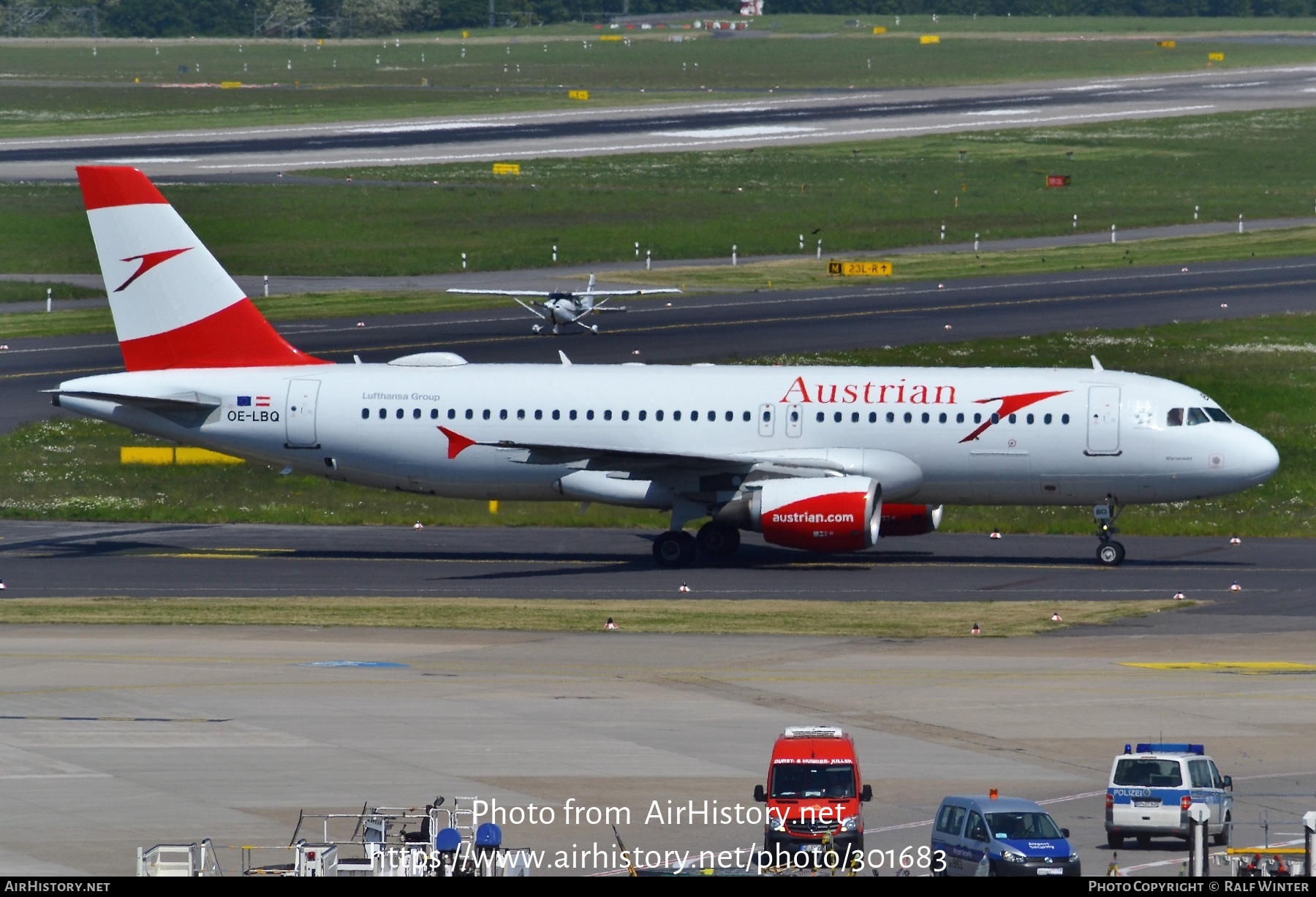 Aircraft Photo of OE-LBQ | Airbus A320-214 | Austrian Airlines | AirHistory.net #301683