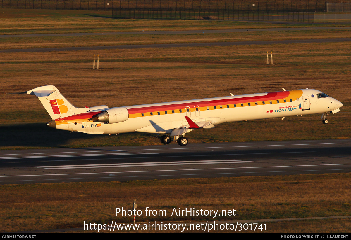 Aircraft Photo of EC-JYV | Bombardier CRJ-900 (CL-600-2D24) | Iberia Regional | AirHistory.net #301741