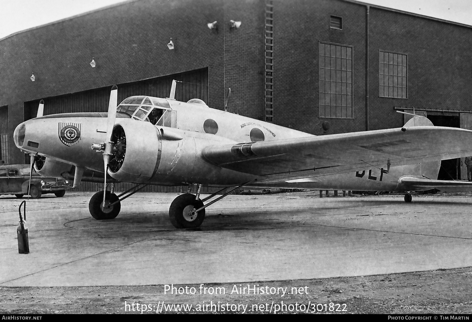 Aircraft Photo of CF-DLF | Avro 652A Anson V | Aero Surveys | AirHistory.net #301822