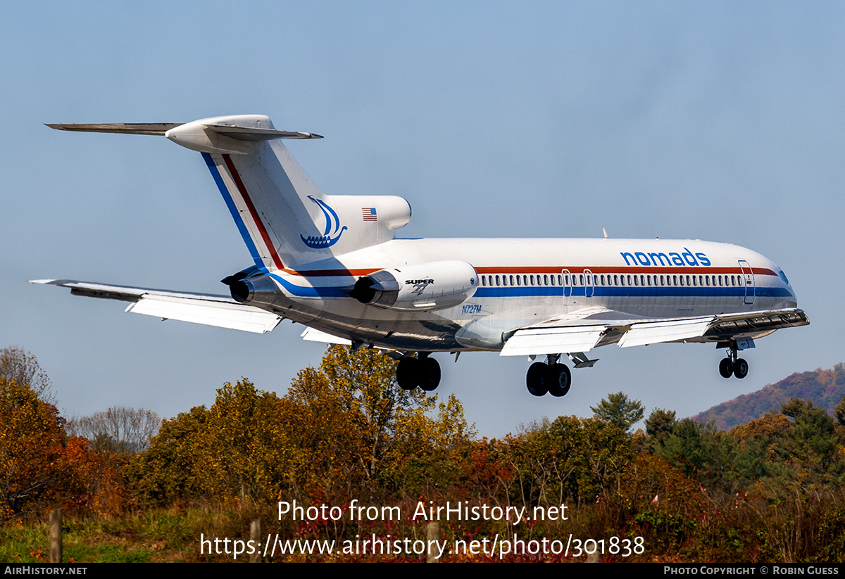 Aircraft Photo of N727M | Boeing 727-221/Adv(RE) Super 27 | Nomads Travel Club | AirHistory.net #301838