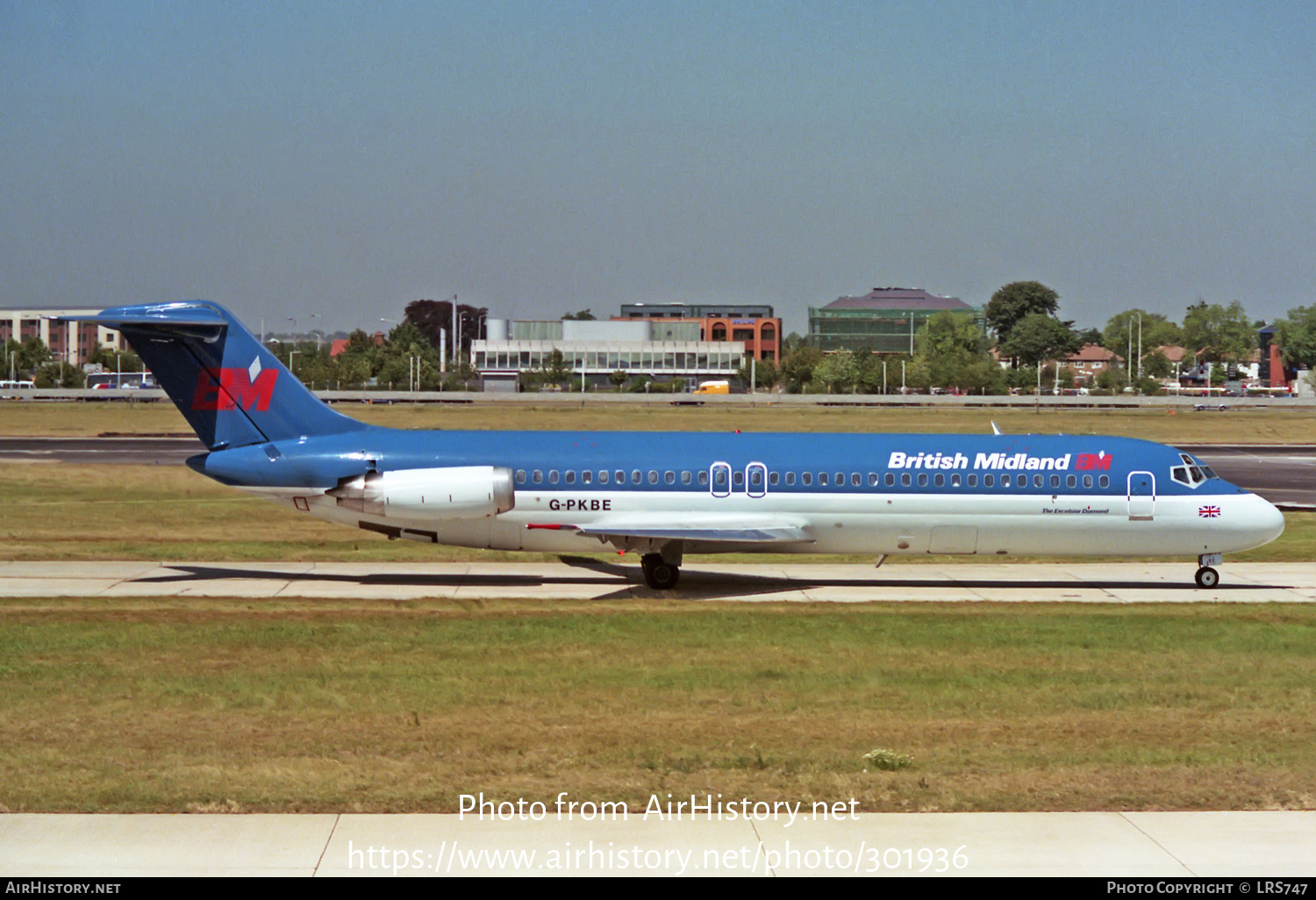 Aircraft Photo of G-PKBE | McDonnell Douglas DC-9-32 | British Midland Airways - BMA | AirHistory.net #301936