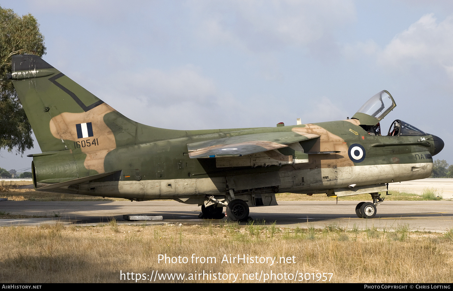 Aircraft Photo of 160541 | Vought A-7E Corsair II | Greece - Air Force | AirHistory.net #301957