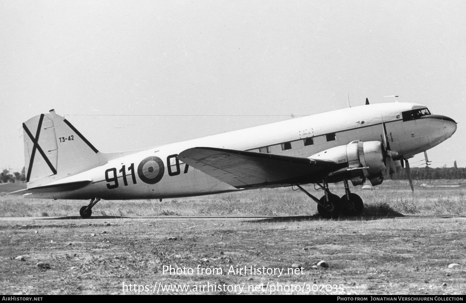 Aircraft Photo of T.3-42 | Douglas R4D-1 Skytrain | Spain - Air Force | AirHistory.net #302035