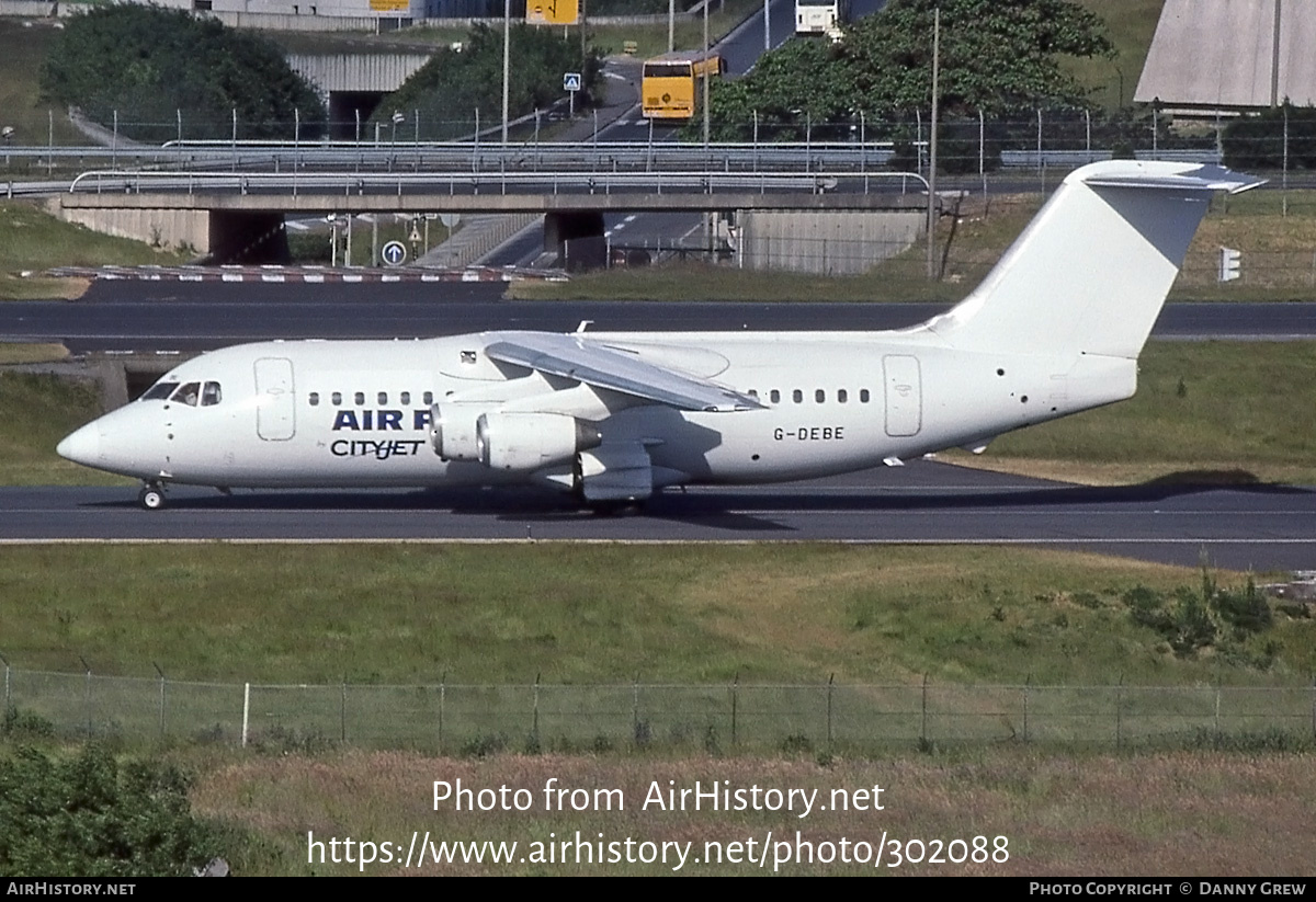 Aircraft Photo of G-DEBE | British Aerospace BAe-146-200A | Air France | AirHistory.net #302088