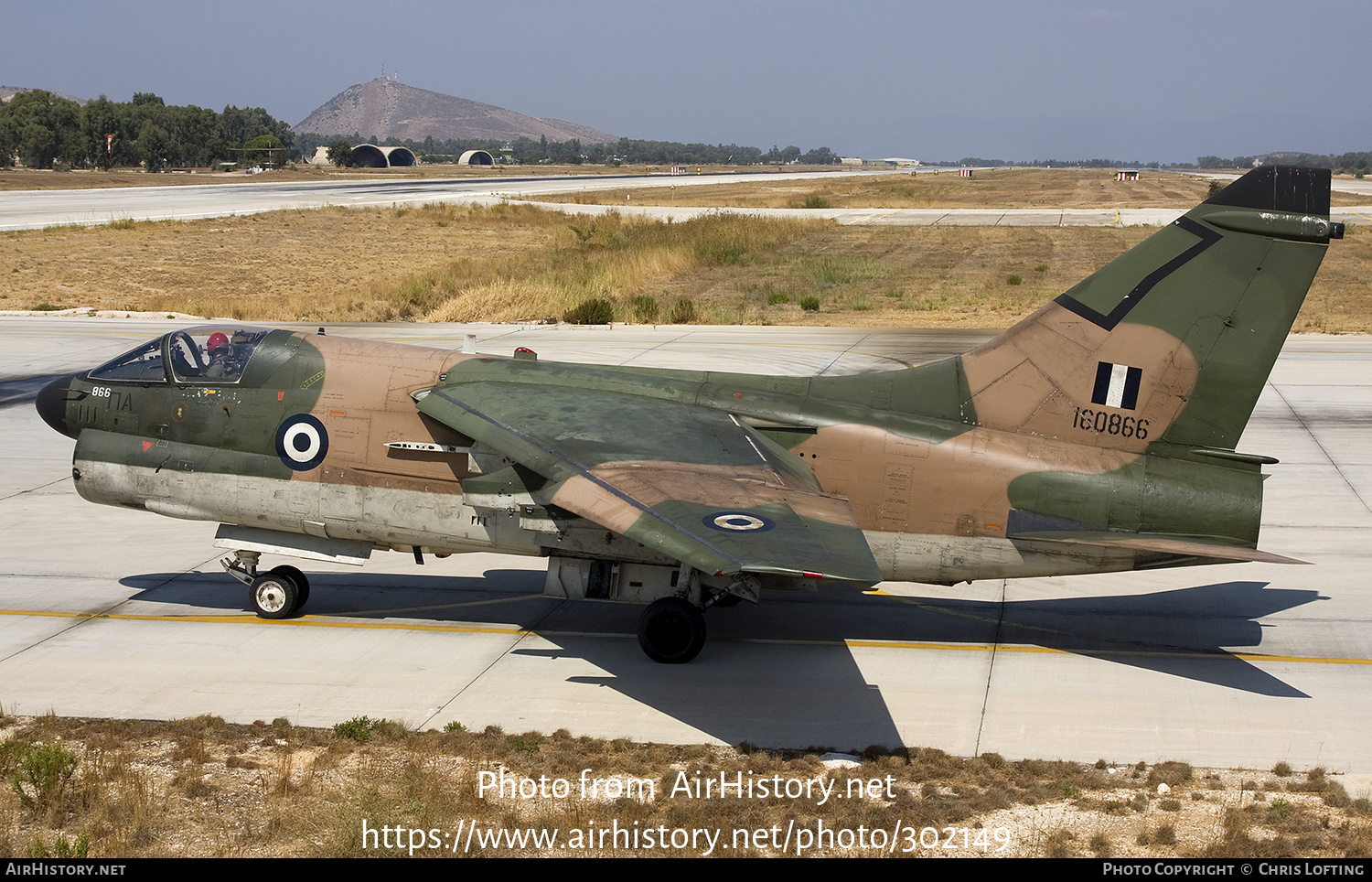 Aircraft Photo of 160866 | Vought A-7E Corsair II | Greece - Air Force | AirHistory.net #302149