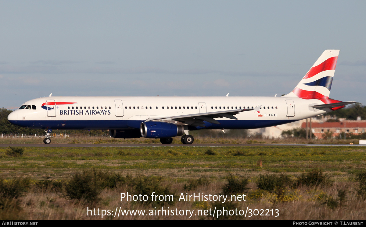 Aircraft Photo of G-EUXL | Airbus A321-231 | British Airways | AirHistory.net #302213