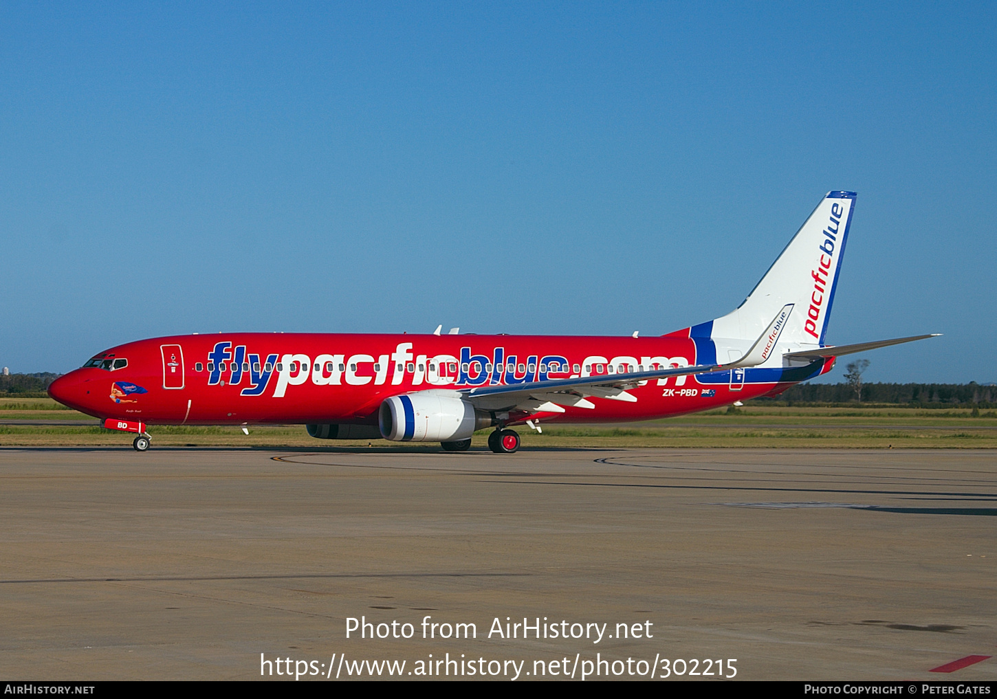 Aircraft Photo of ZK-PBD | Boeing 737-8FE | Pacific Blue Airlines | AirHistory.net #302215