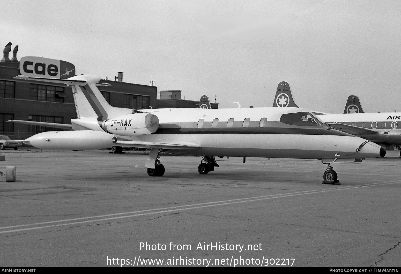 Aircraft Photo of CF-KAX | Lear Jet 25 | AirHistory.net #302217