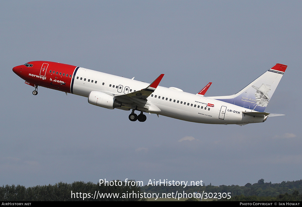 Aircraft Photo of LN-DYH | Boeing 737-8JP | Norwegian | AirHistory.net #302305