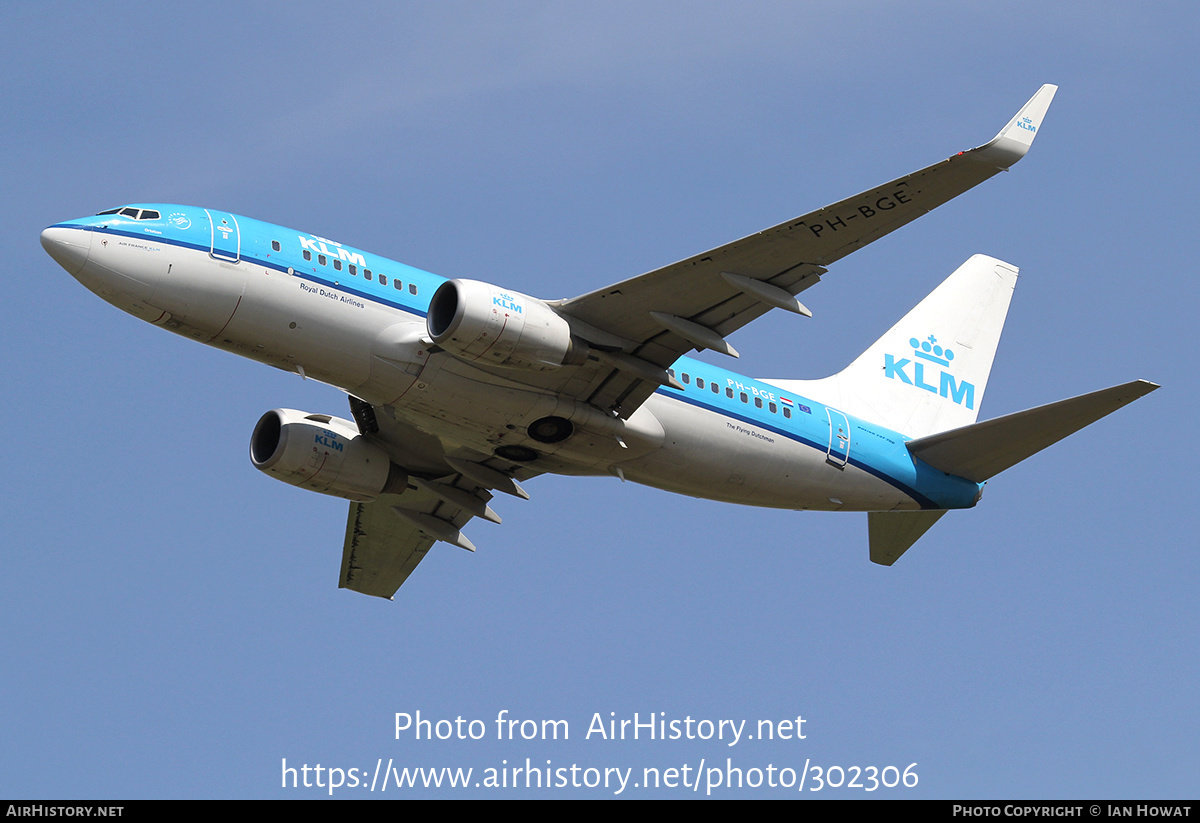 Aircraft Photo of PH-BGE | Boeing 737-7K2 | KLM - Royal Dutch Airlines | AirHistory.net #302306