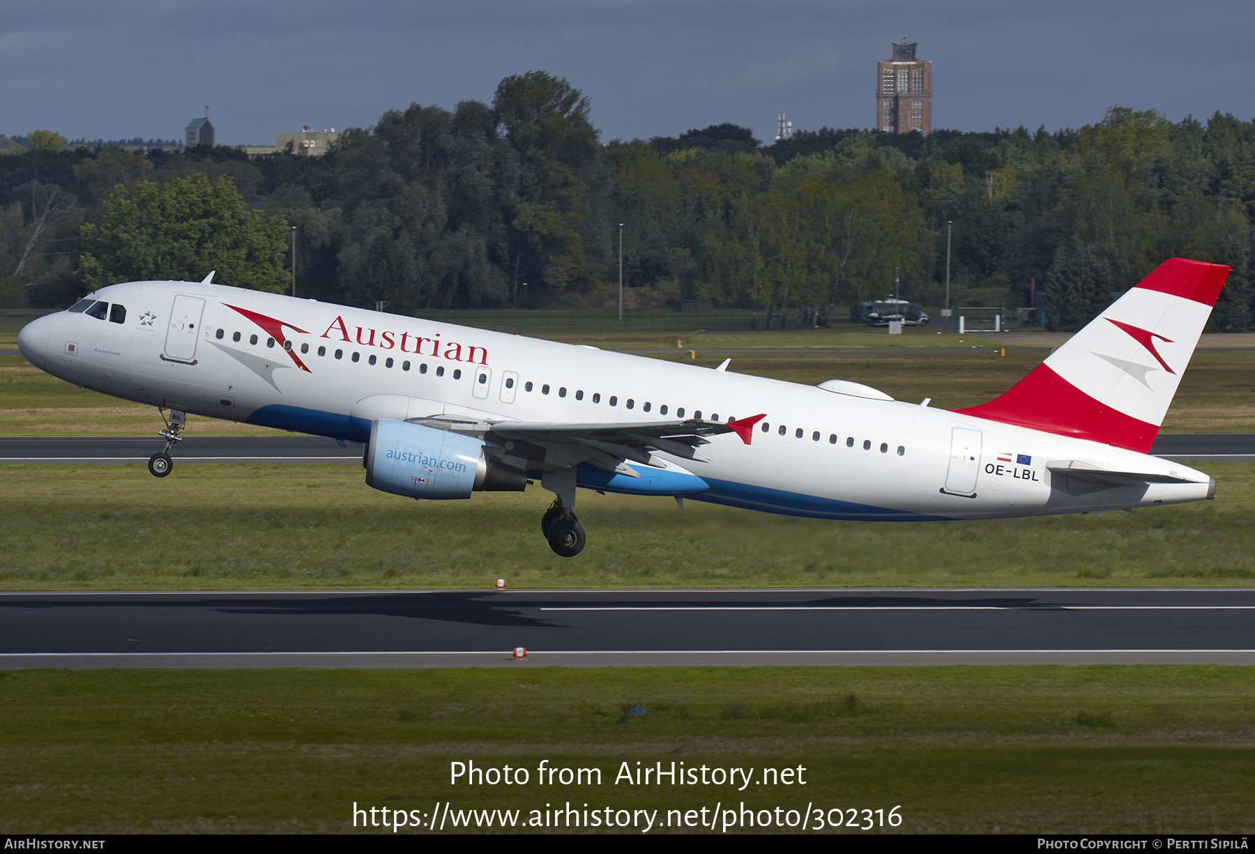 Aircraft Photo of OE-LBL | Airbus A320-214 | Austrian Airlines | AirHistory.net #302316