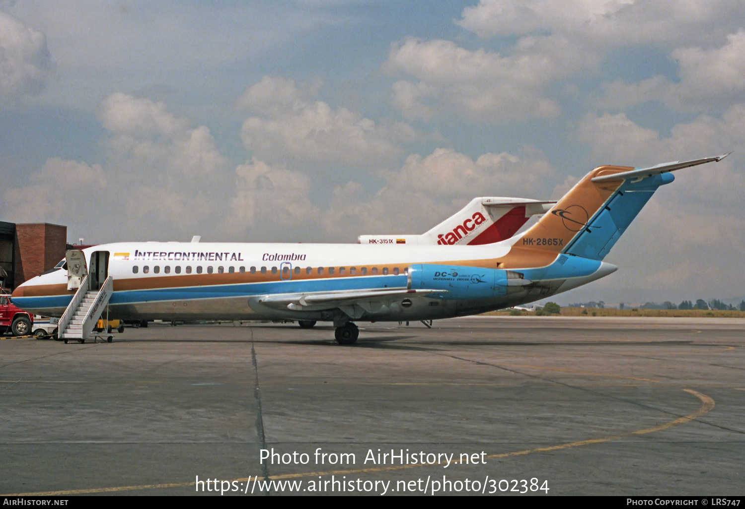 Aircraft Photo of HK-2865X | Douglas DC-9-15 | Intercontinental de Aviación | AirHistory.net #302384