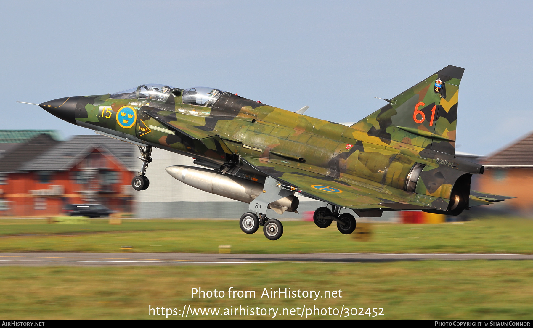 Aircraft Photo of SE-DXO / 37809 | Saab Sk37E Viggen | Sweden - Air Force | AirHistory.net #302452