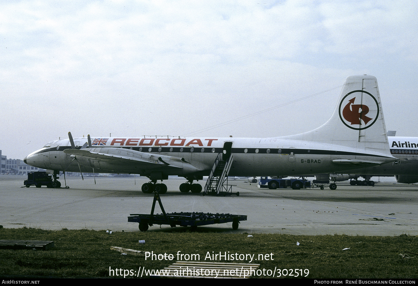 Aircraft Photo of G-BRAC | Bristol 175 Britannia 253F | Redcoat Air Cargo | AirHistory.net #302519