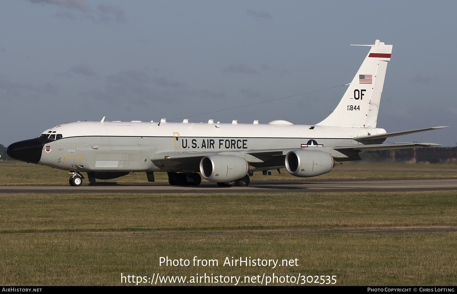 Aircraft Photo of 64-14844 / AF64-844 | Boeing RC-135V | USA - Air Force | AirHistory.net #302535