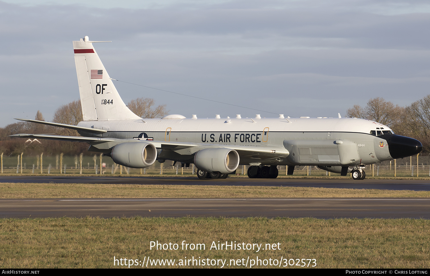 Aircraft Photo of 64-14844 / AF64-844 | Boeing RC-135V | USA - Air Force | AirHistory.net #302573