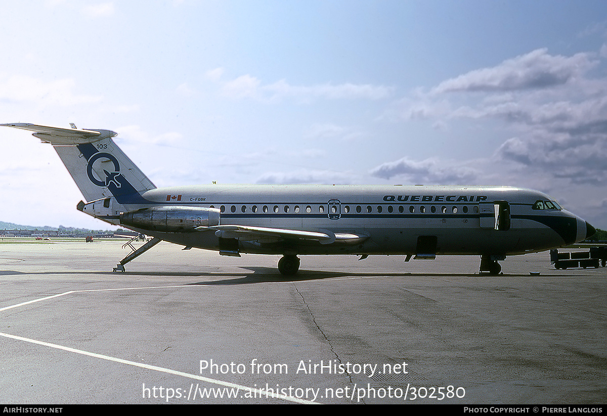 Aircraft Photo of C-FQBR | BAC 111-402AP One-Eleven | Quebecair | AirHistory.net #302580