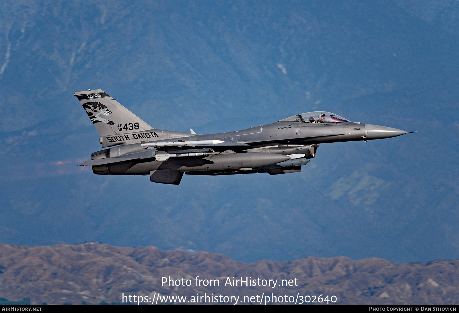 Aircraft Photo of 88-0438 / AF88-438 | General Dynamics F-16CM Fighting Falcon | USA - Air Force | AirHistory.net #302640