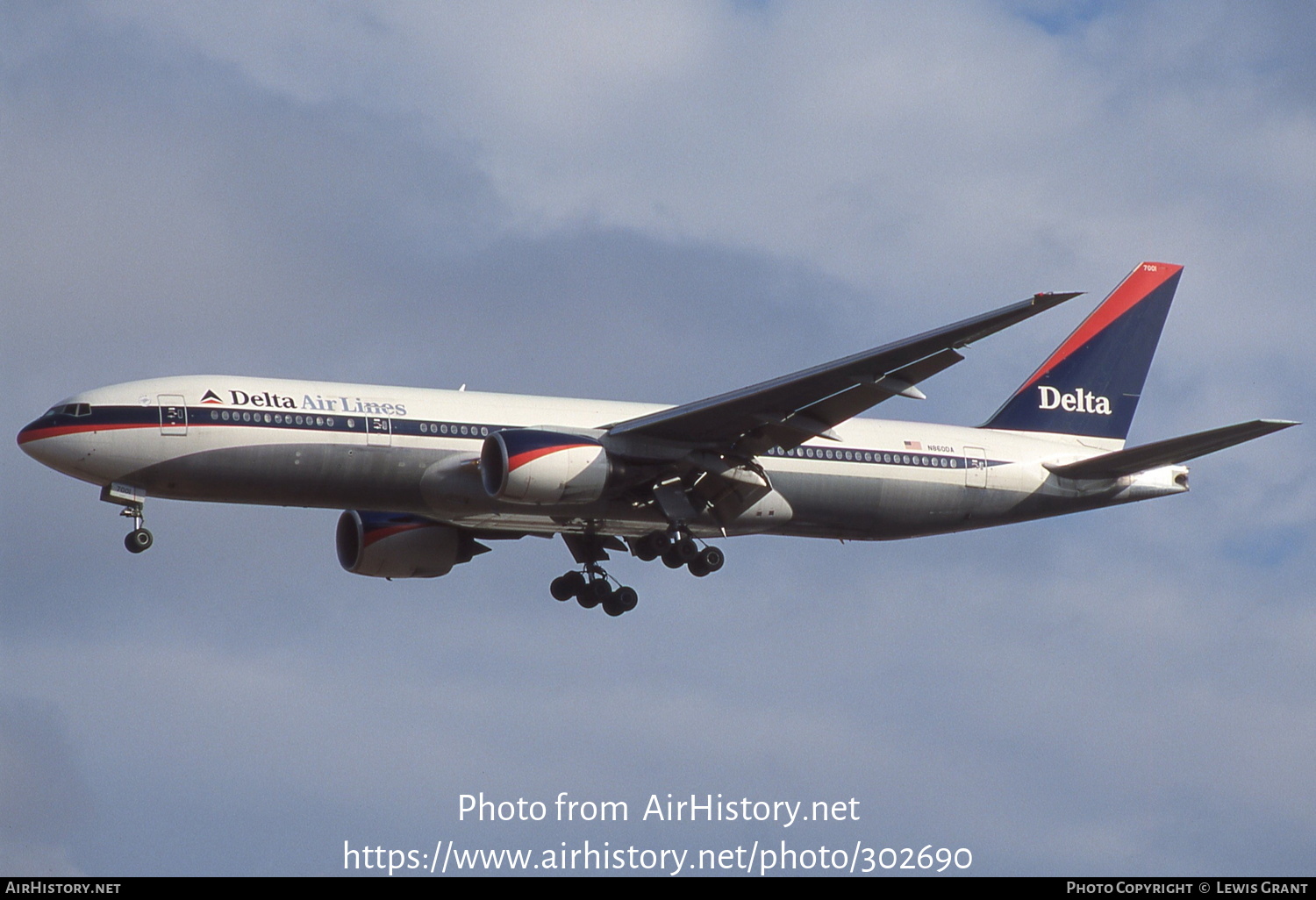 Aircraft Photo of N860DA | Boeing 777-232/ER | Delta Air Lines | AirHistory.net #302690