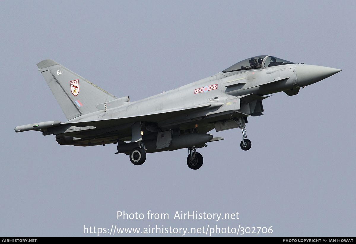 Aircraft Photo of ZK307 | Eurofighter EF-2000 Typhoon FGR4 | UK - Air Force | AirHistory.net #302706