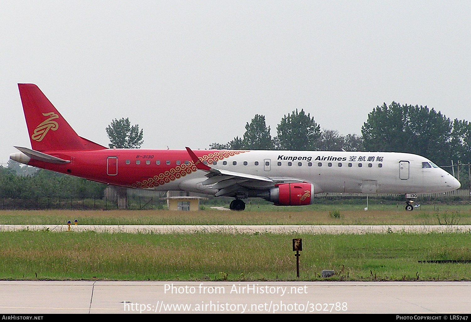 Aircraft Photo Of B-3130 | Embraer 190LR (ERJ-190-100LR) | Kunpeng ...