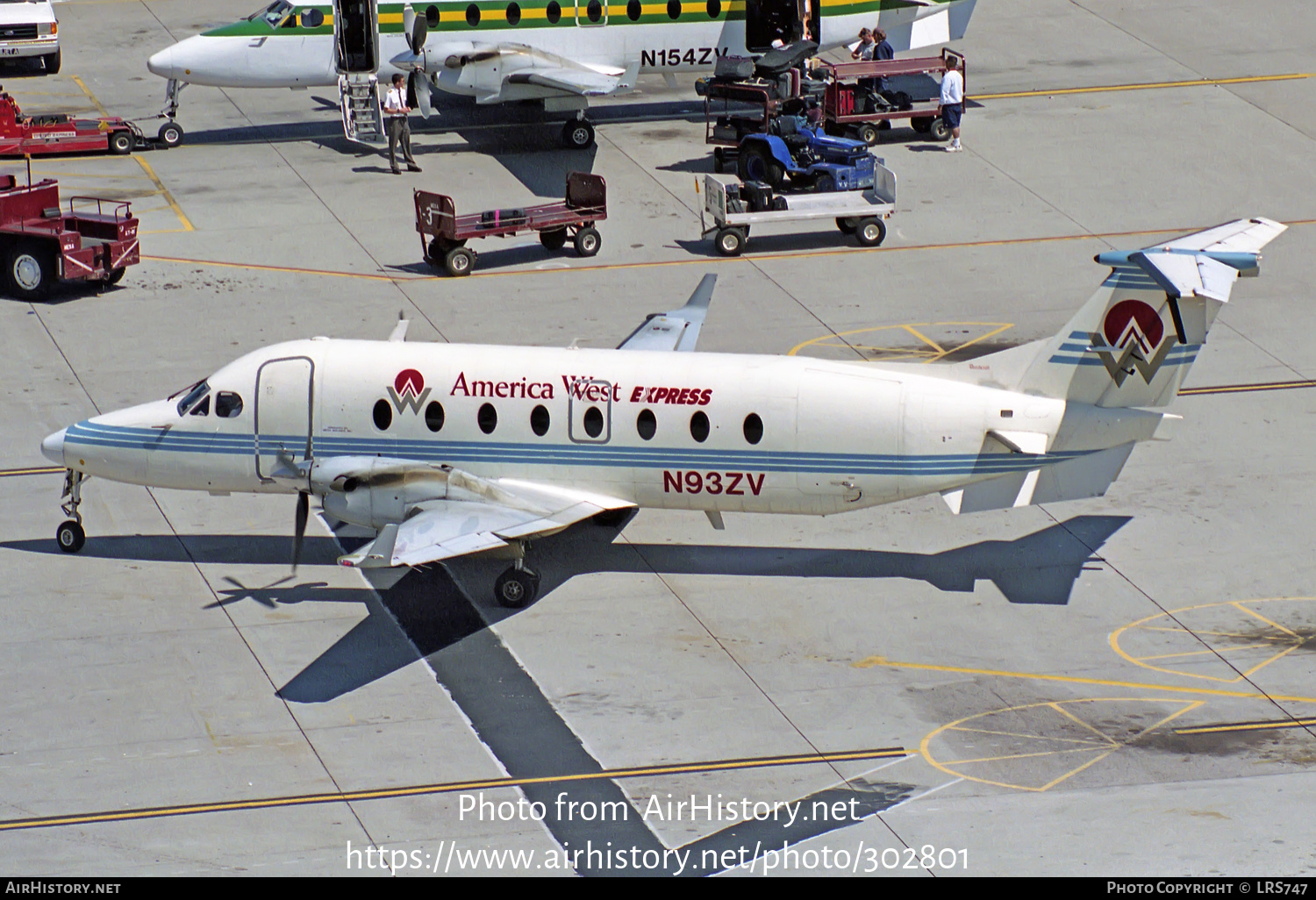 Aircraft Photo of N93ZV | Beech 1900D | America West Express | AirHistory.net #302801