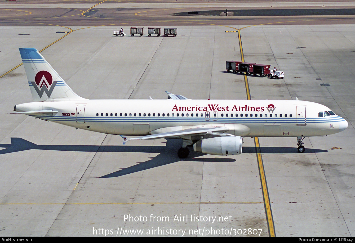 Aircraft Photo of N632AW | Airbus A320-231 | America West Airlines | AirHistory.net #302807